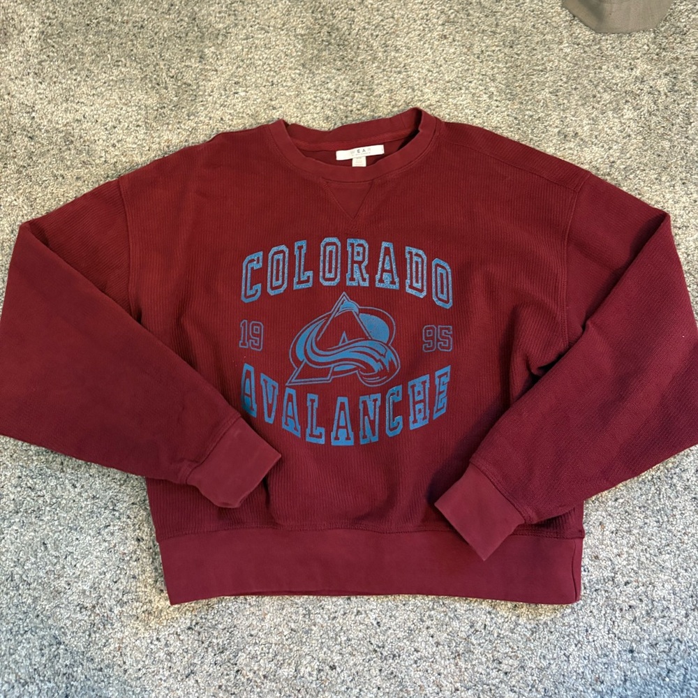 Colorado Avalanche Maroon Sweater